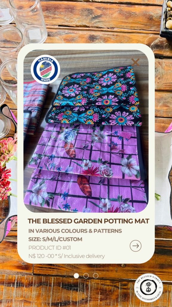 Easy-Clean Portable Repotting Mat Made in Namibia