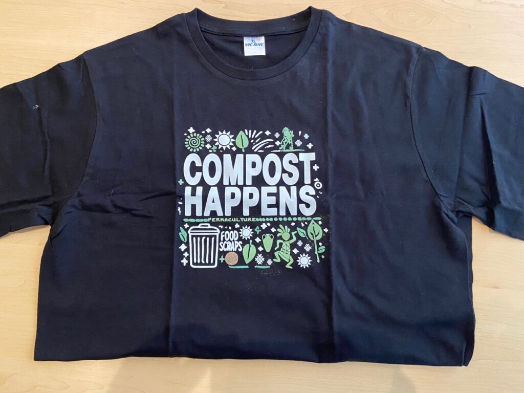 Compost Happens T-shirt by Living Earth