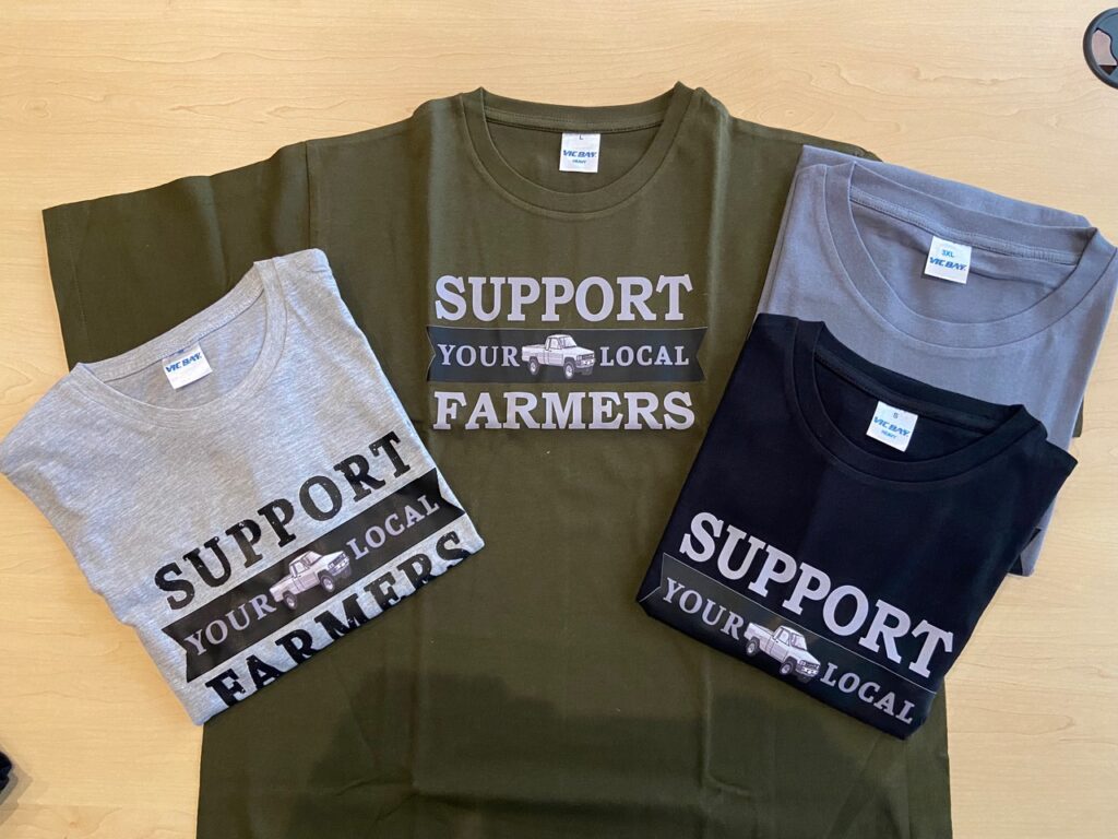 Support Your Local Farmers T-shirt by Living Earth