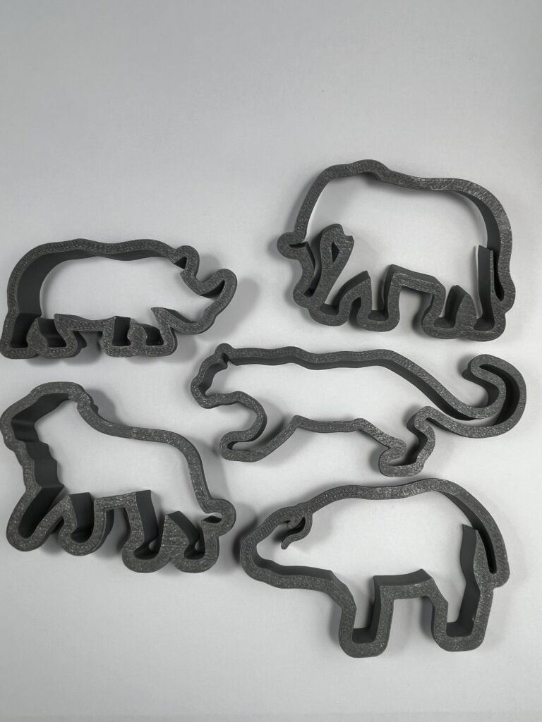 BIG five cookie cutters