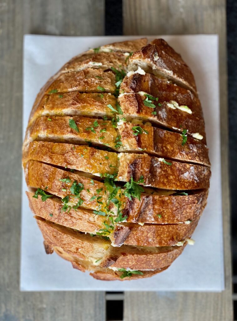 Gourmet Sourdough Garlic Bread by Merwe's Inn