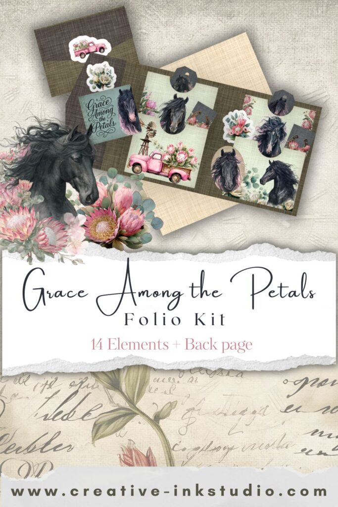 Grace Among the Petals – Mini Folio Kit